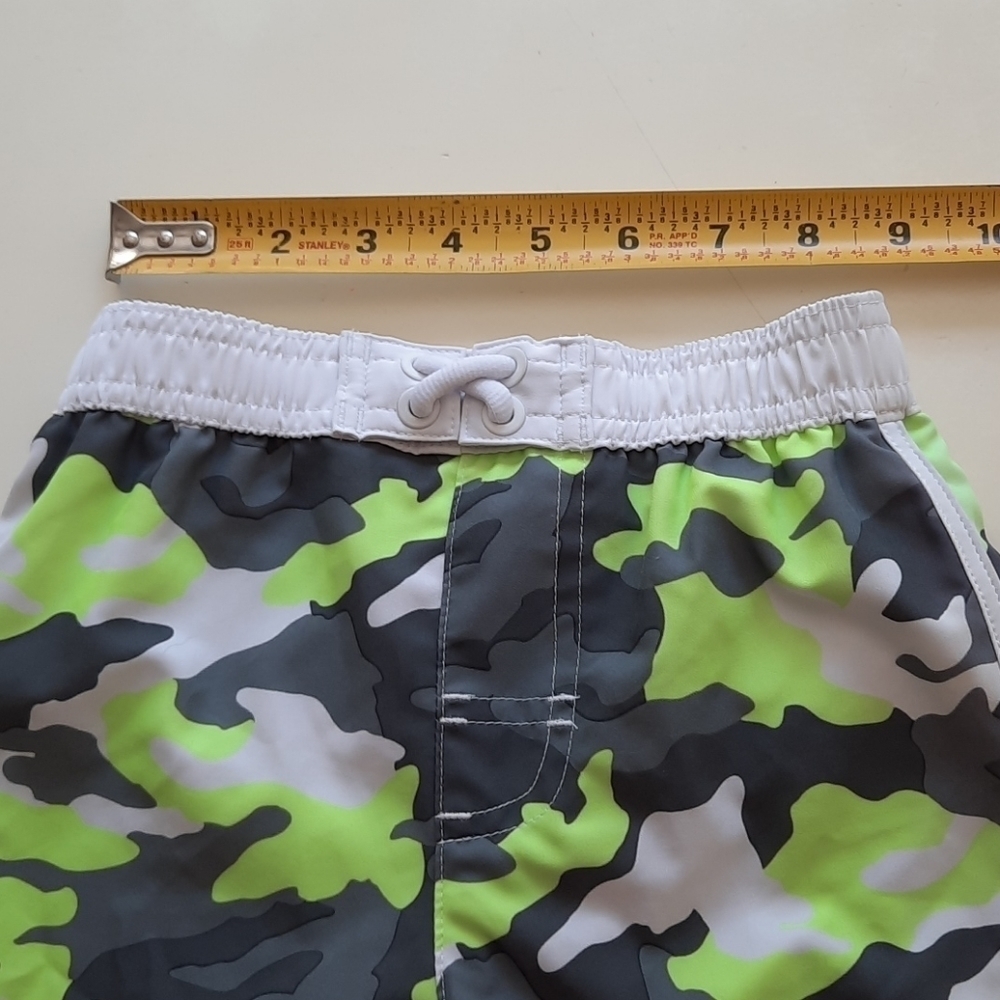 Wonder nation 3t green camo print swim trunks - Picture 6 of 7